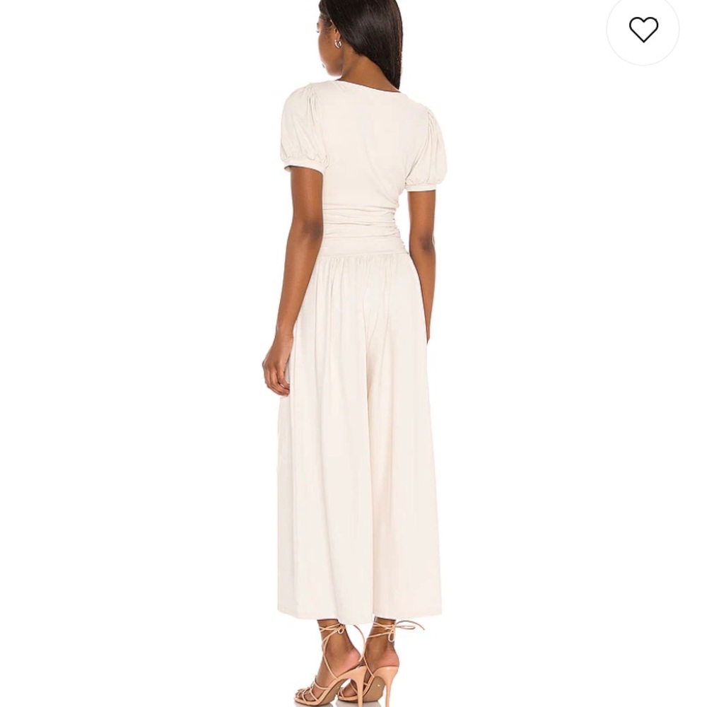 Susan Monaco jumpsuit in Blanched Almond